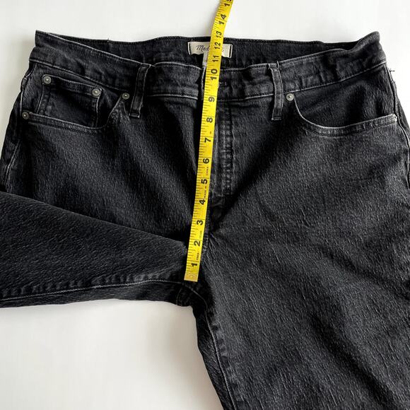 Madewell The Mid rise Perfect Vintage Jeans Women's 32 Black - Picture 12 of 14